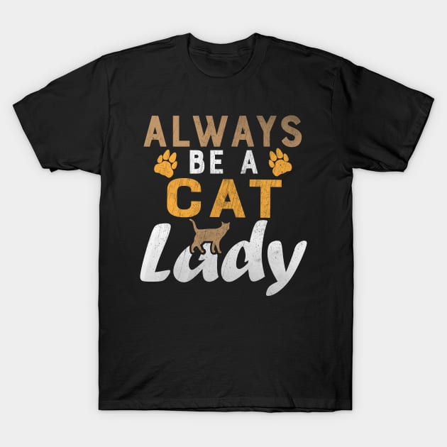 cat lady T-Shirt by UniqueWorld